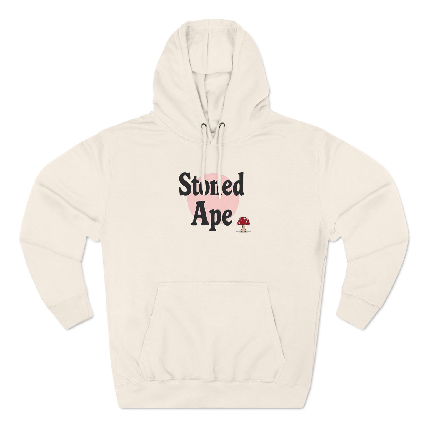 Stoned Ape Hoodie — Retro Psychedelic Mushroom Graphic Pullover