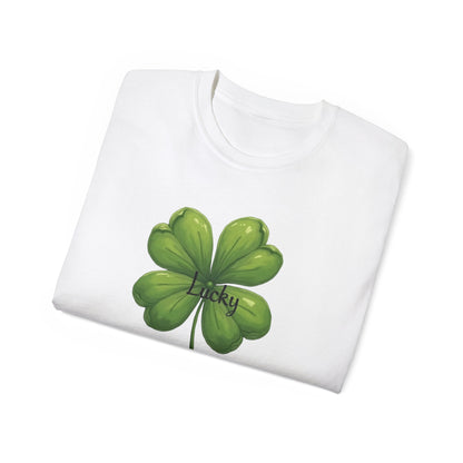 St. Patrick's Day Lucky Four-Leaf Clover Tee