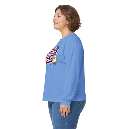 Ghoul's Night Out Long Sleeve Tee — Cute Halloween Ghost Graphic Shirt