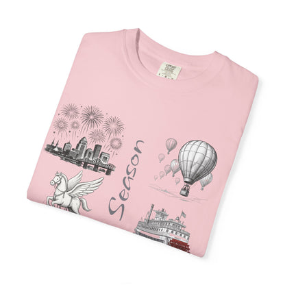 Derby Season T-Shirt — Horse Racing & Balloon Glow Festival Tee
