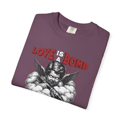 Love Is a Bomb T-Shirt — Vintage Cherub Graphic Tee