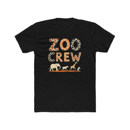 Zoo Crew Unisex Cotton Crew Tee, Animal Shirt, Wildlife Apparel, Zoo Membership Gift, Family Outing Tee, Fun Educational Outfits - Psychonaut Swag