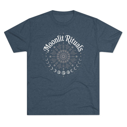 Moonlit Rituals Tee — Crescent Moon Phases Graphic T-Shirt