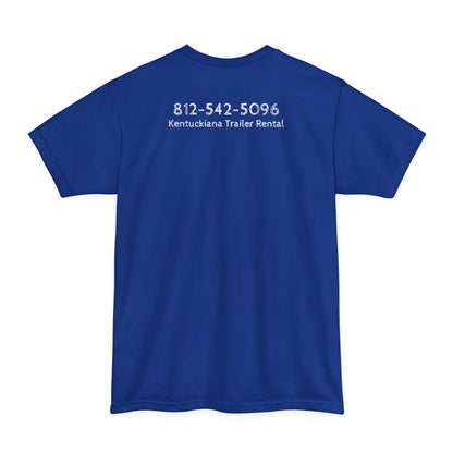 Tall mock1, Kentuckiana small biz swag, T-Shirt | Casual Souvenir Tee, Road Trip Gear, Gift for Trailer Owners, Fun Outdoor Wear, Unisex Apparel