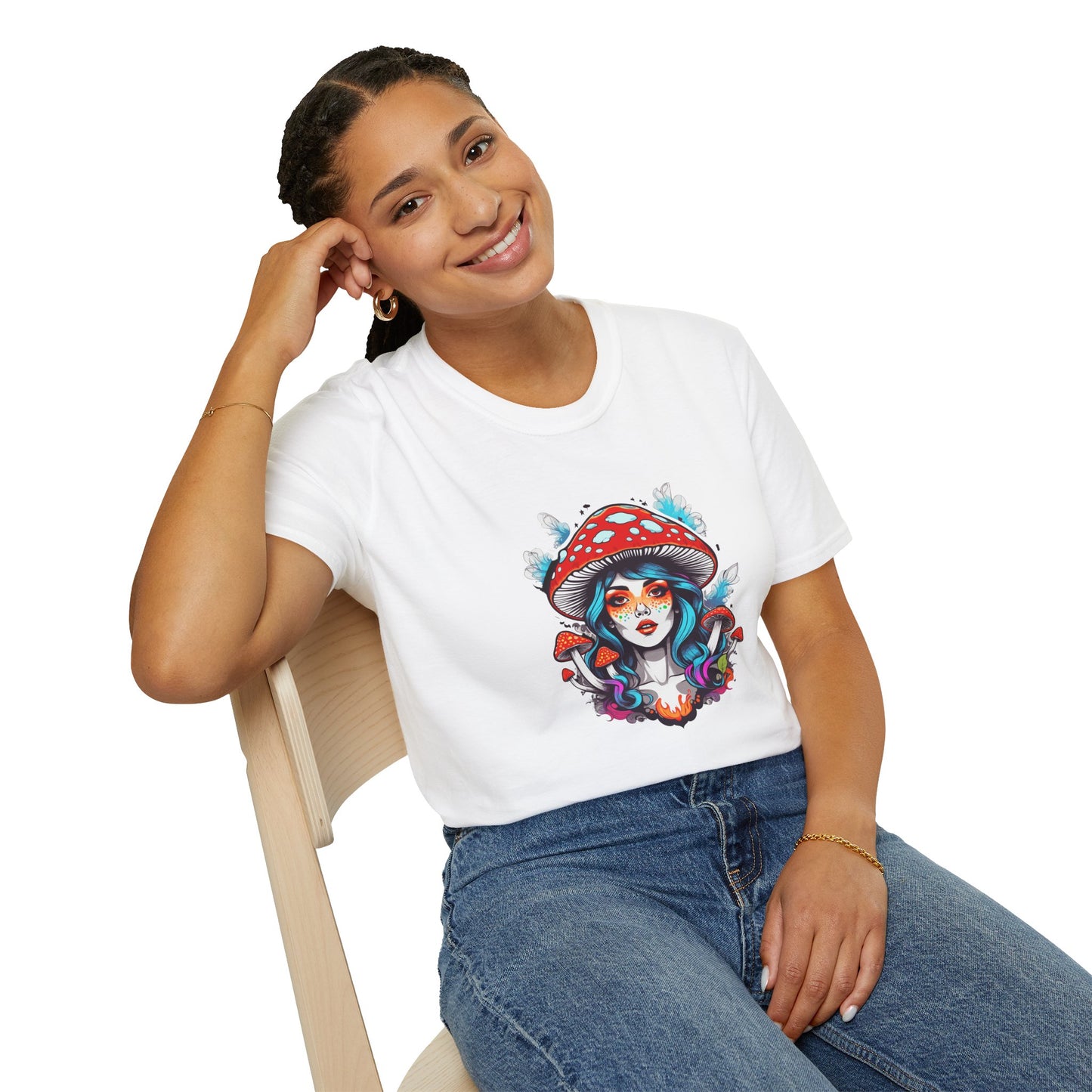 Miss Fly Agaric, Unisex Softstyle T-Shirt