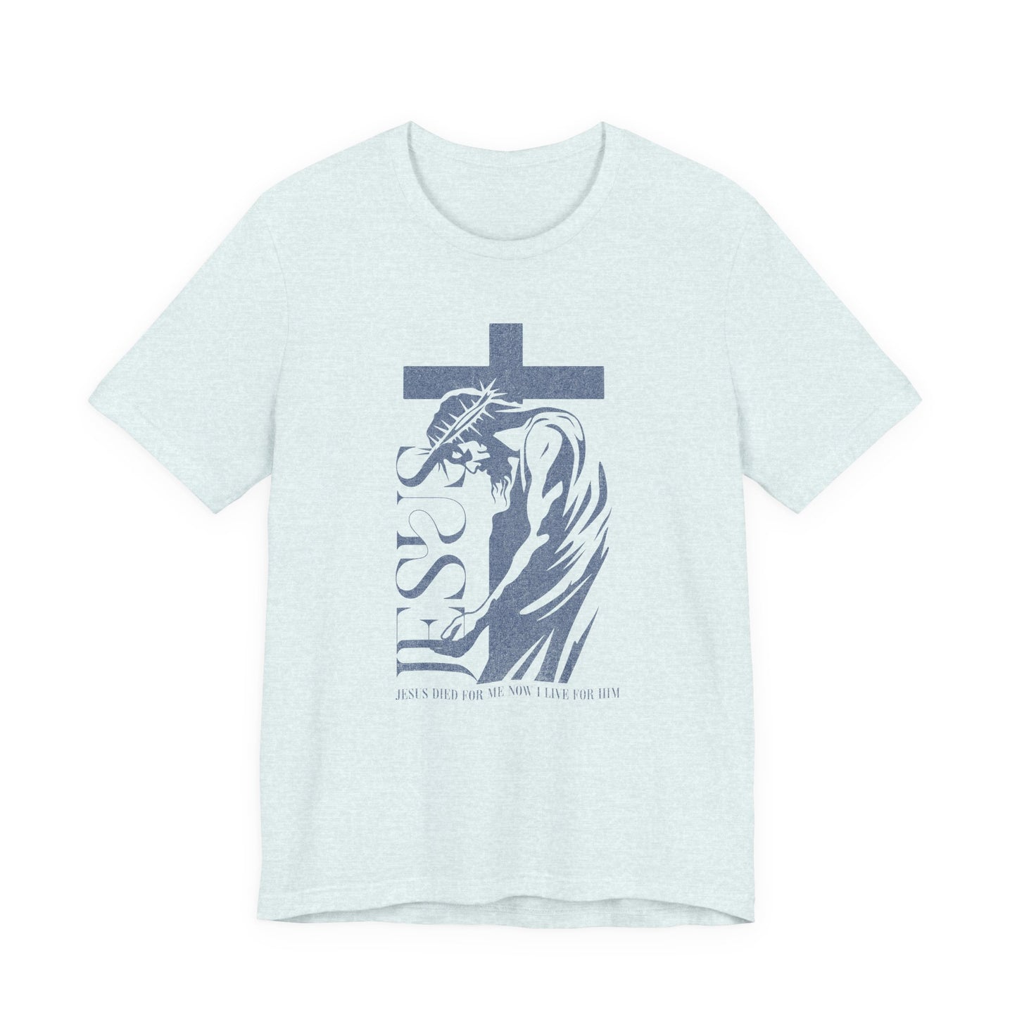 Christian Jesus Tee — Crown of Thorns Cross Graphic T-Shirt