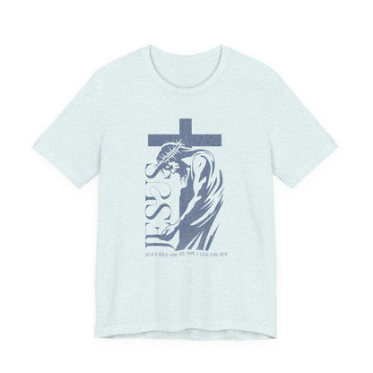 Christian Jesus Tee — Crown of Thorns Cross Graphic T-Shirt