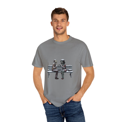 Park bench, Unisex Garment-Dyed T-shirt - Psychonaut Swag