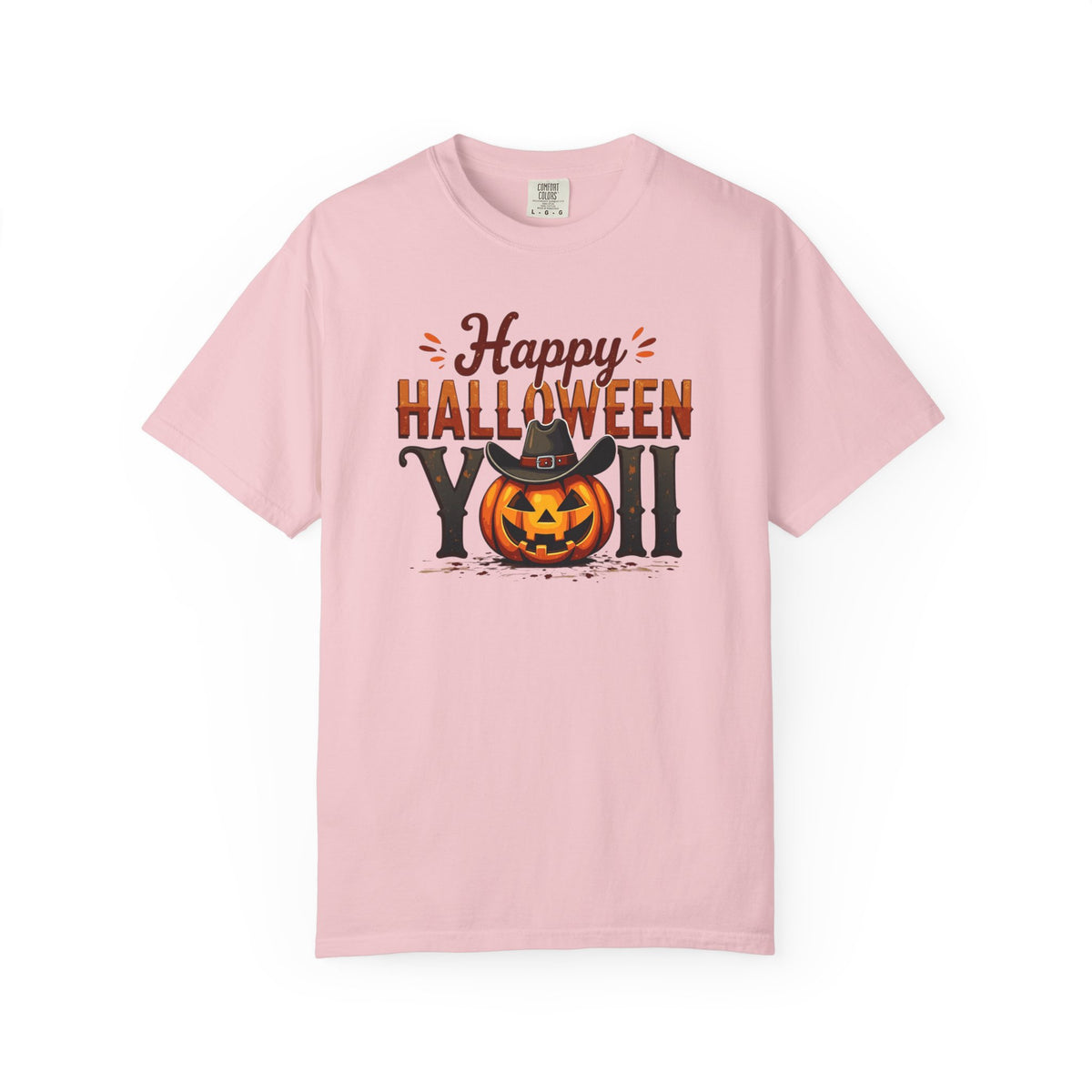 Halloween T-Shirt — "Happy Halloween You" Pumpkin Witch Graphic