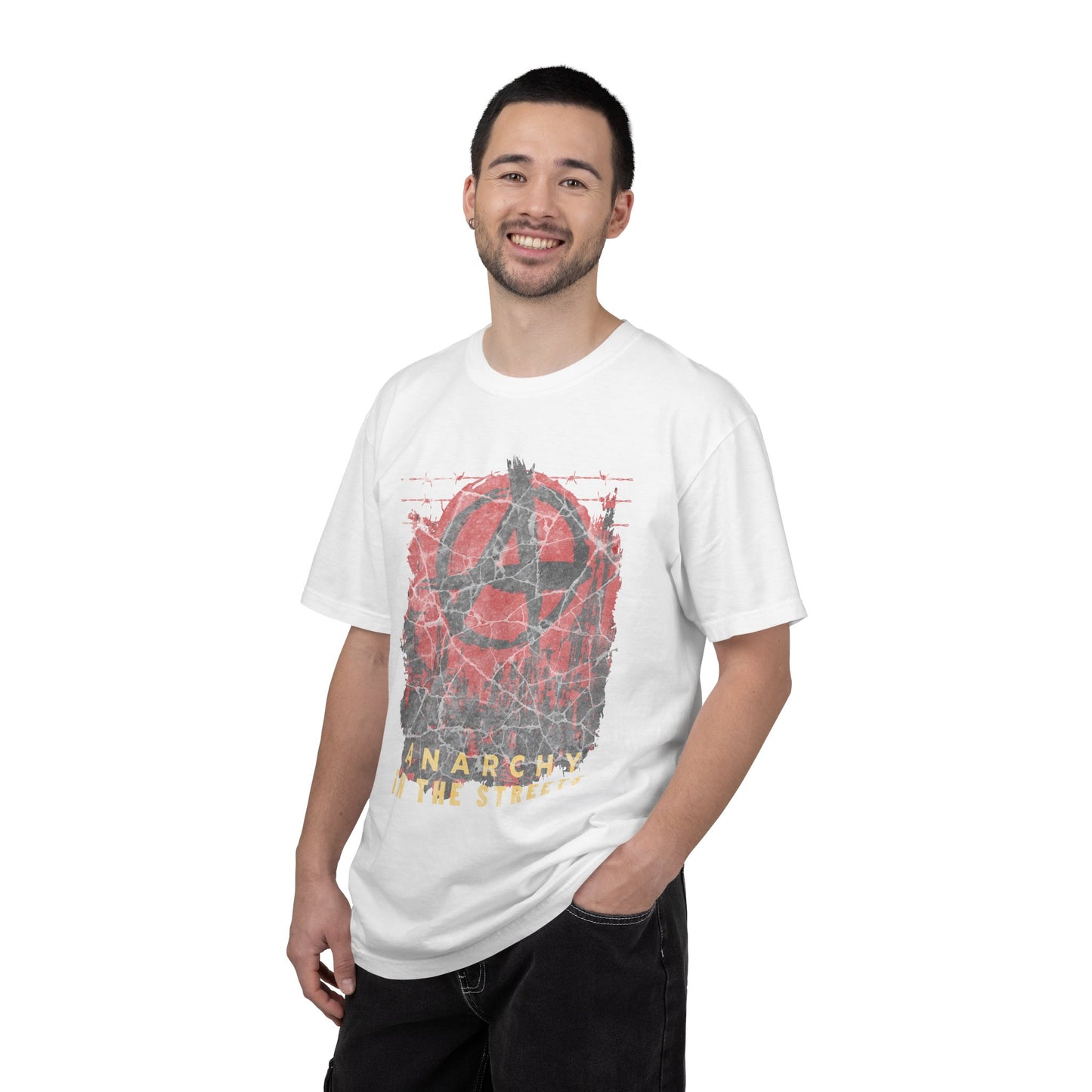 Anarchy in the Streets, Unisex Garment-Dyed T-shirt