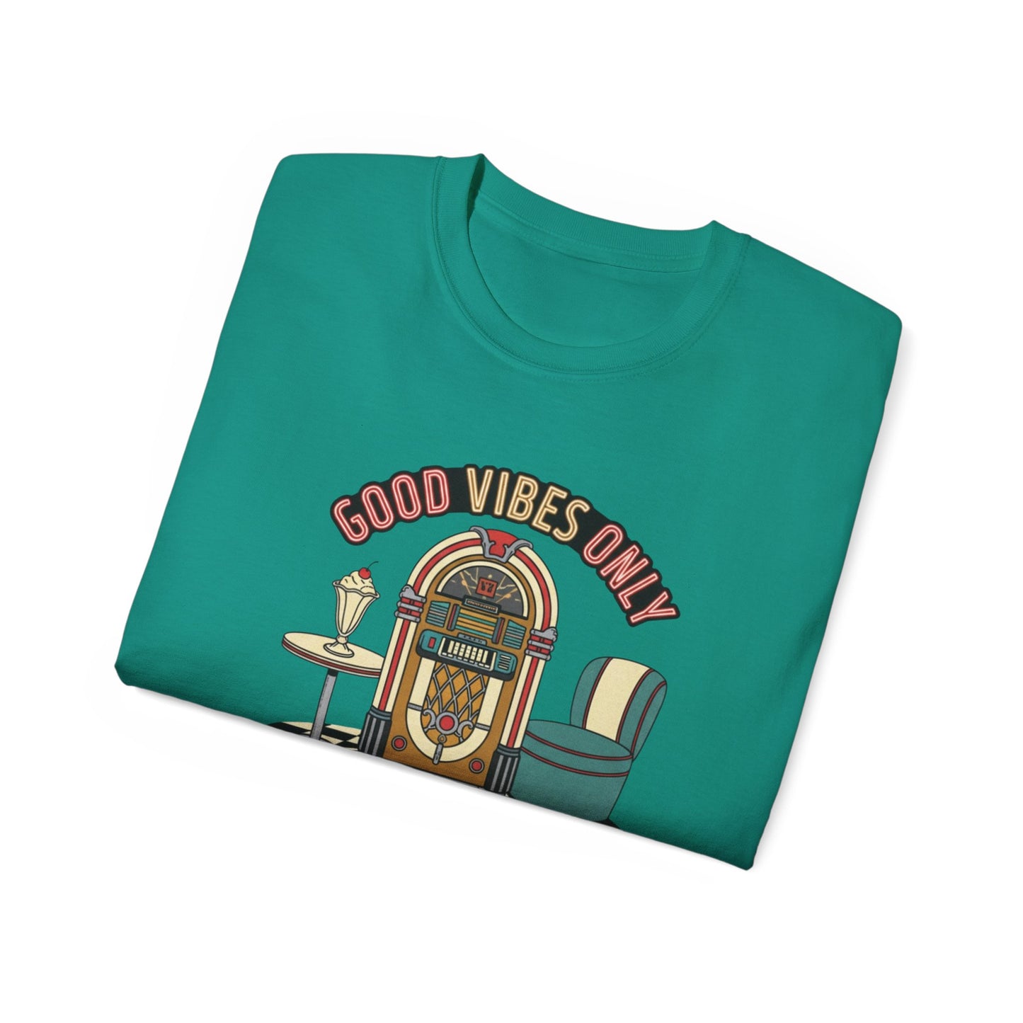Good Vibes Only Jukebox T-Shirt