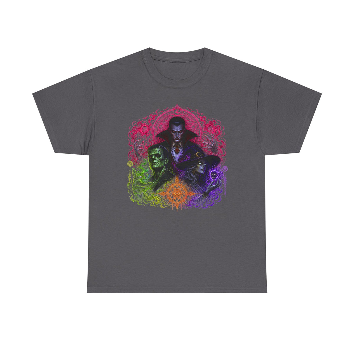 Mystic Vampire Trio T-Shirt — Gothic Horror Art Tee