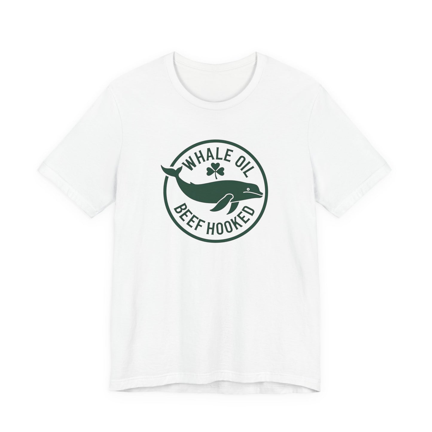 St. Patrick's Day 'Whale Oil Beef Hooked' T-Shirt — Funny Irish Drinking Tee