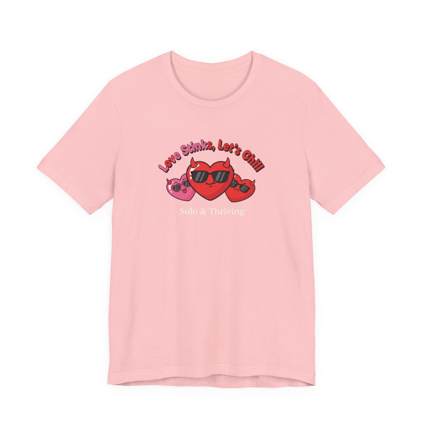 Love Smiles Tee — Retro Heart Sunglasses Graphic T-Shirt