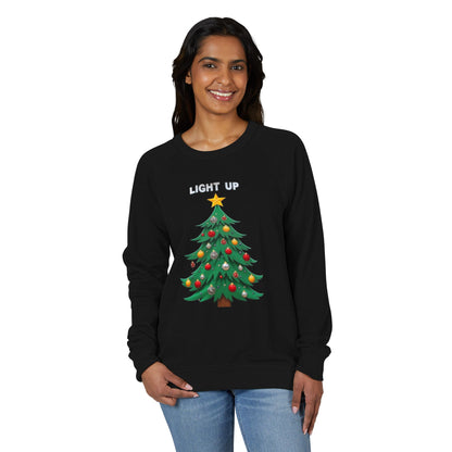 Light Up Christmas Tree Crewneck Sweatshirt
