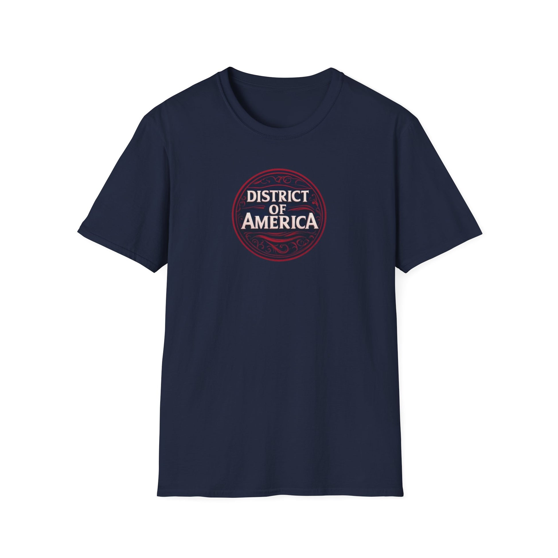 District of America, Washington DA, Unisex Softstyle T-Shirt - Psychonaut Swag