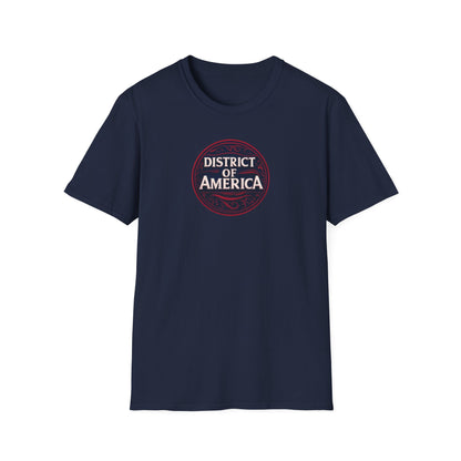 District of America, Washington DA, Unisex Softstyle T-Shirt - Psychonaut Swag