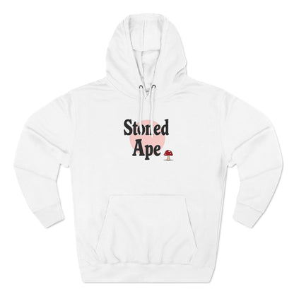 Stoned Ape Hoodie — Retro Psychedelic Mushroom Graphic Pullover