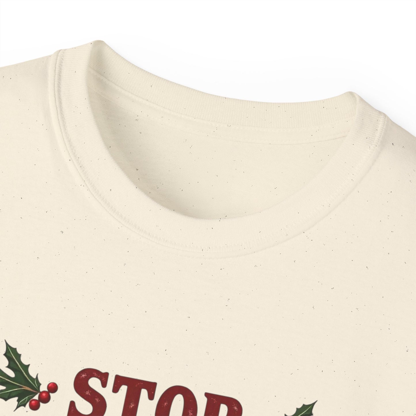 Stop Staring At My Nuts Christmas Tee — Funny Holiday Nutcracker Shirt