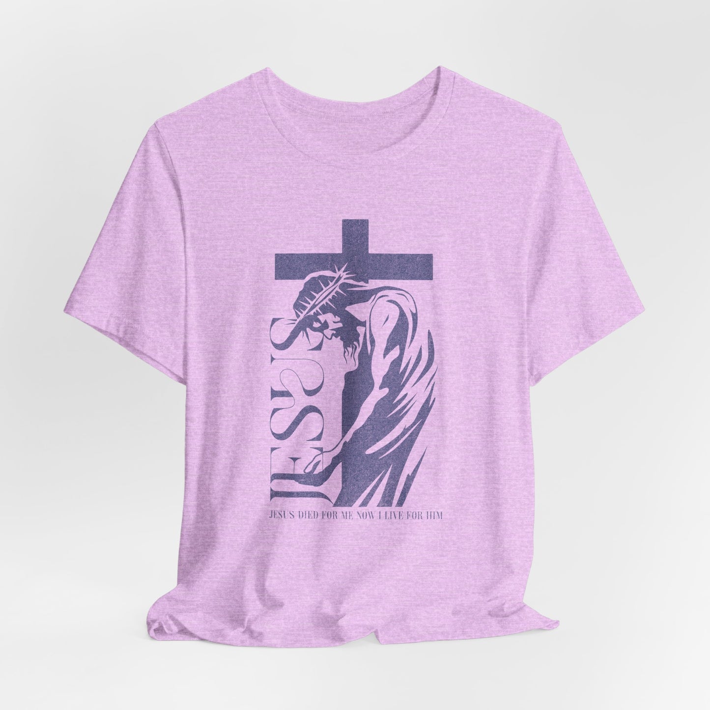 Christian Jesus Tee — Crown of Thorns Cross Graphic T-Shirt