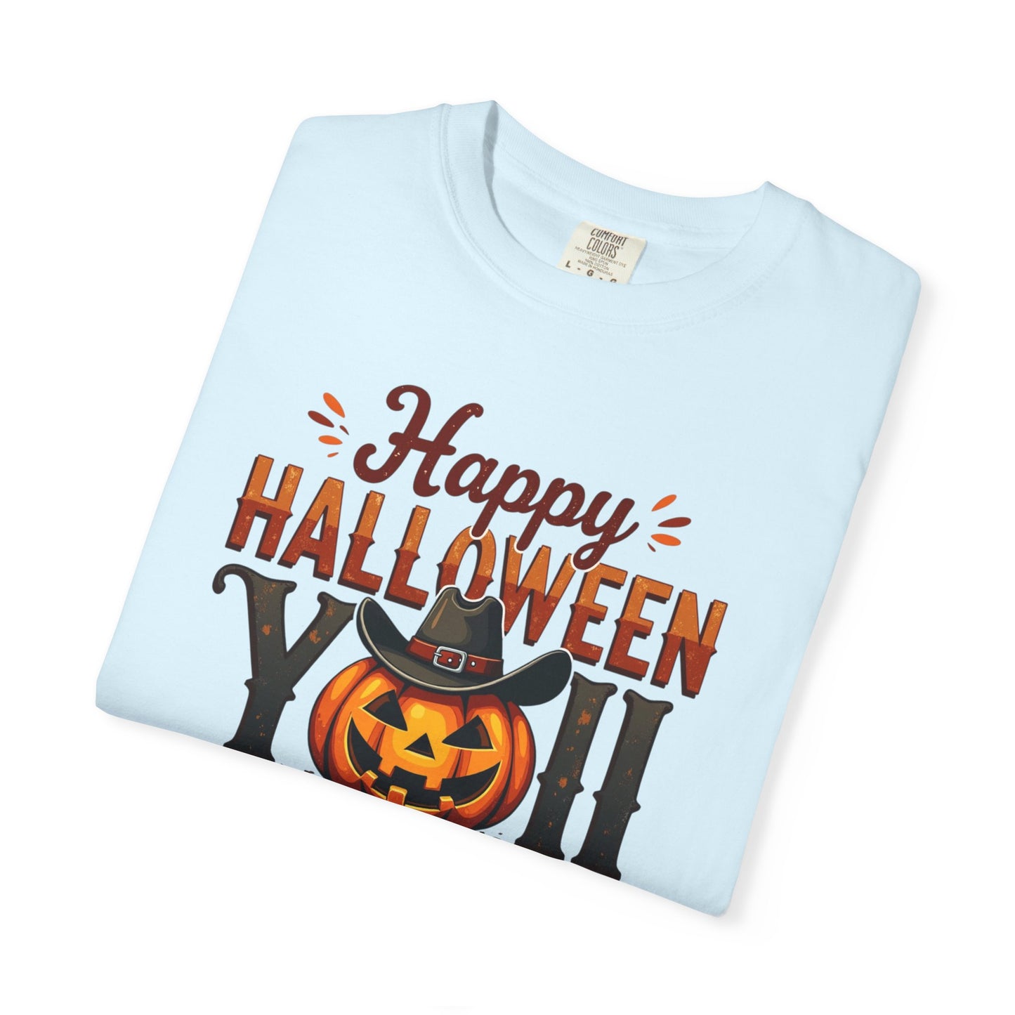Halloween T-Shirt — "Happy Halloween You" Pumpkin Witch Graphic
