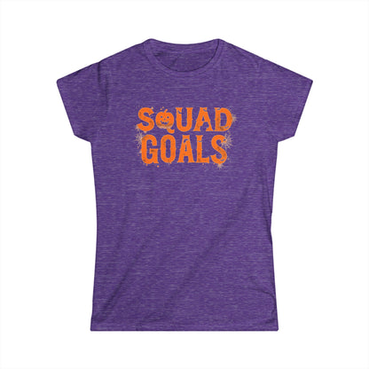 Women's “Squad Goals” Tee — Classic Softstyle Short Sleeve Shirt