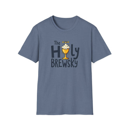 Holy Brewski Unisex T-Shirt, Funny Beer Tee, Gift for Beer Lovers, Party Shirt, Casual Wear, Birthday Gift - Psychonaut Swag