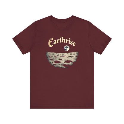 Earthrise Unisex Tee | Vintage Style Graphic Shirt, Eco-Friendly Apparel, Gift for Nature Lovers, Casual Wear, Astronomy Gift