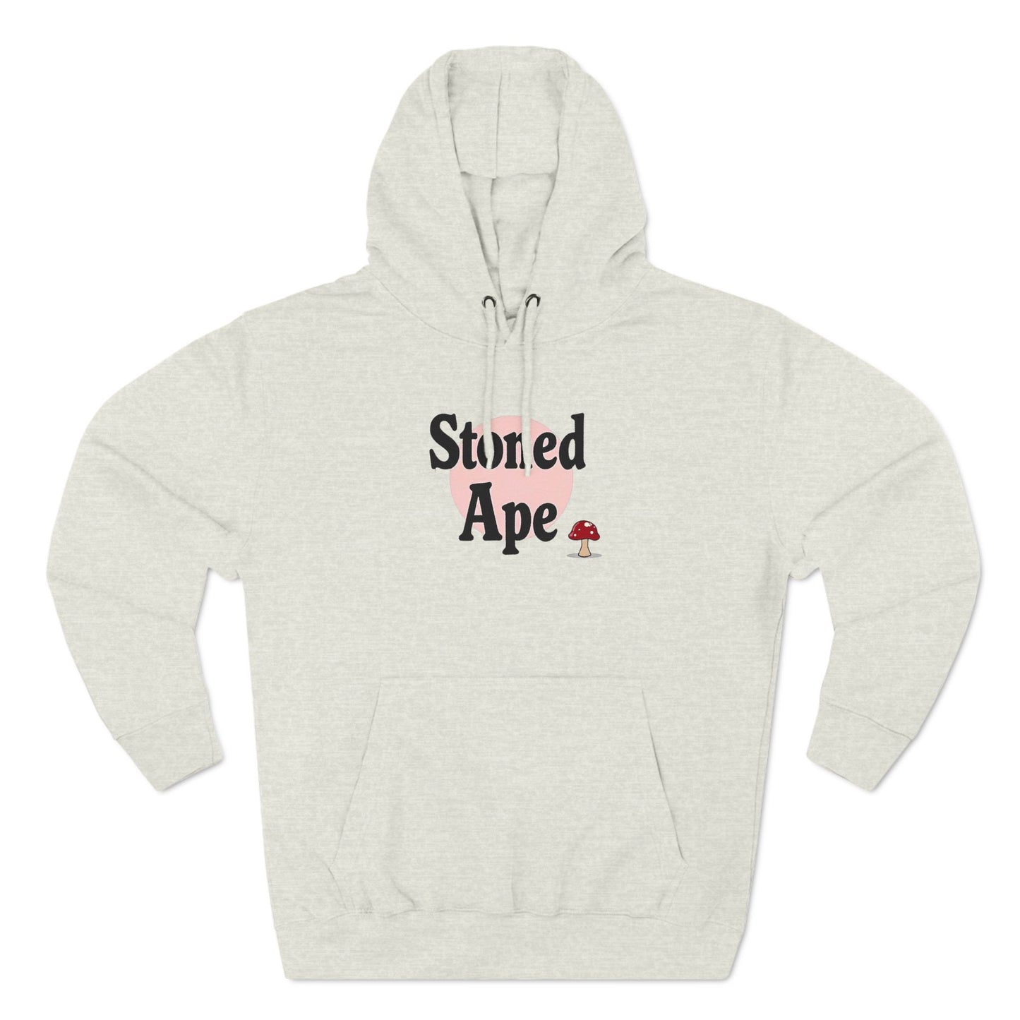 Stoned Ape Hoodie — Retro Psychedelic Mushroom Graphic Pullover