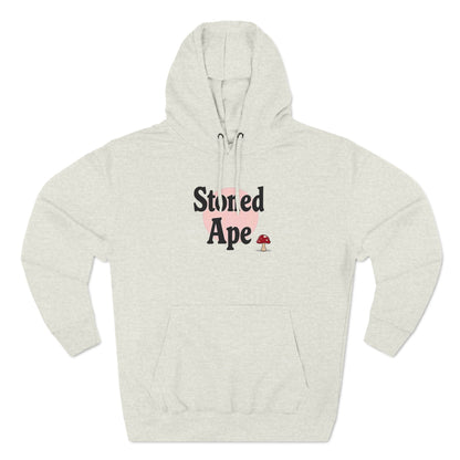 Stoned Ape Hoodie — Retro Psychedelic Mushroom Graphic Pullover