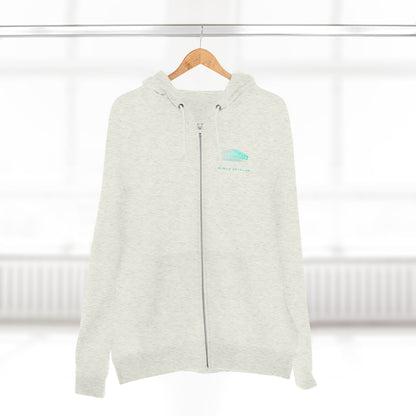 Advanced Mobile zip-up, Exploration Unisex Zip Hoodie, Cozy Zip Up, Casual Wear, Gift for Adventurers, Travel Enthusiasts
