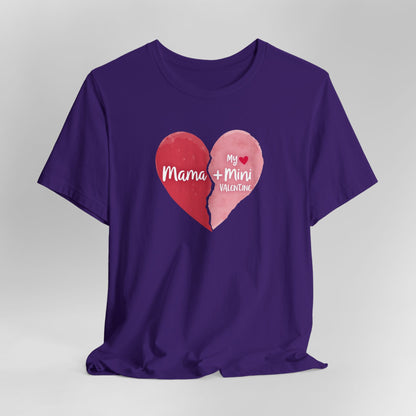 Mama + Mini Valentine T-Shirt — Matching Mother & Child Heart Tee
