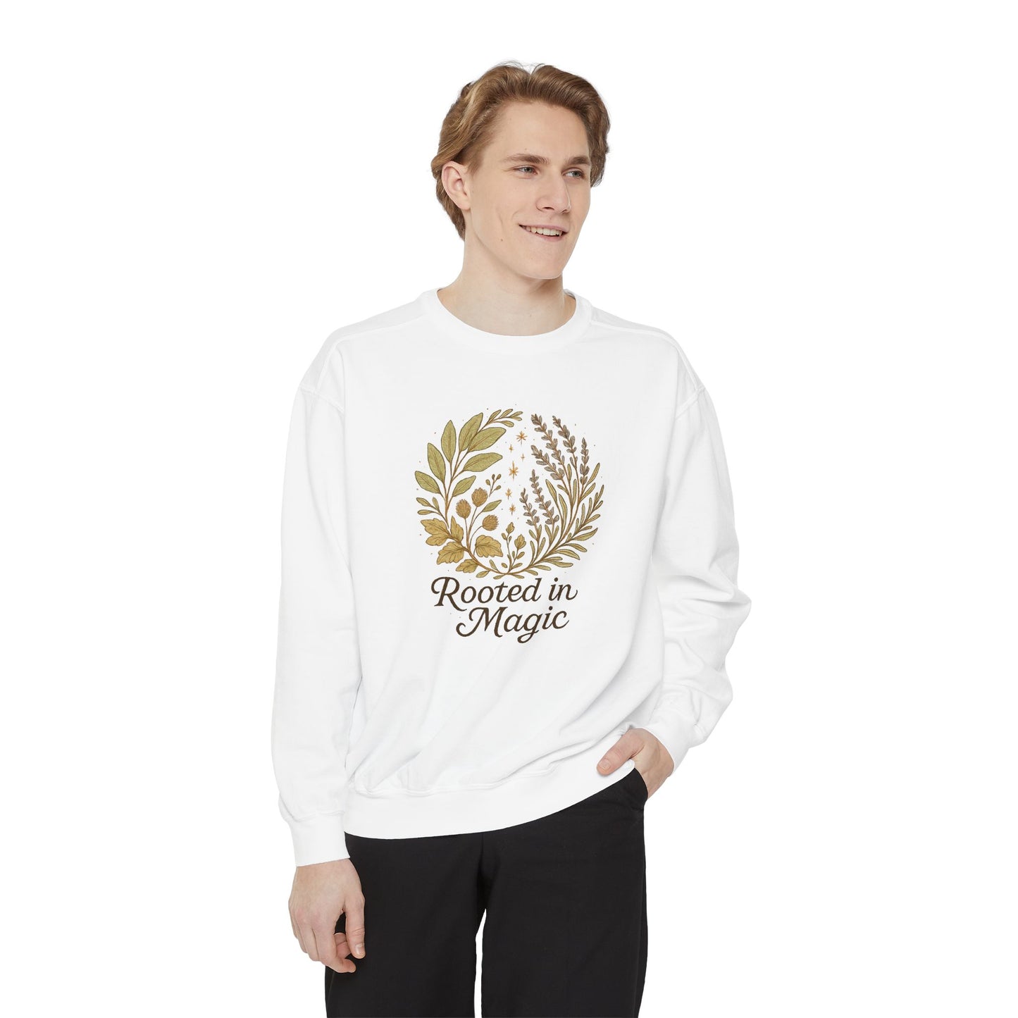 Rooted in Magic Unisex Garment-Dyed Sweatshirt