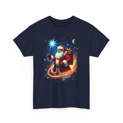 Santa delivering Believers, Unisex Heavy Cotton Tee