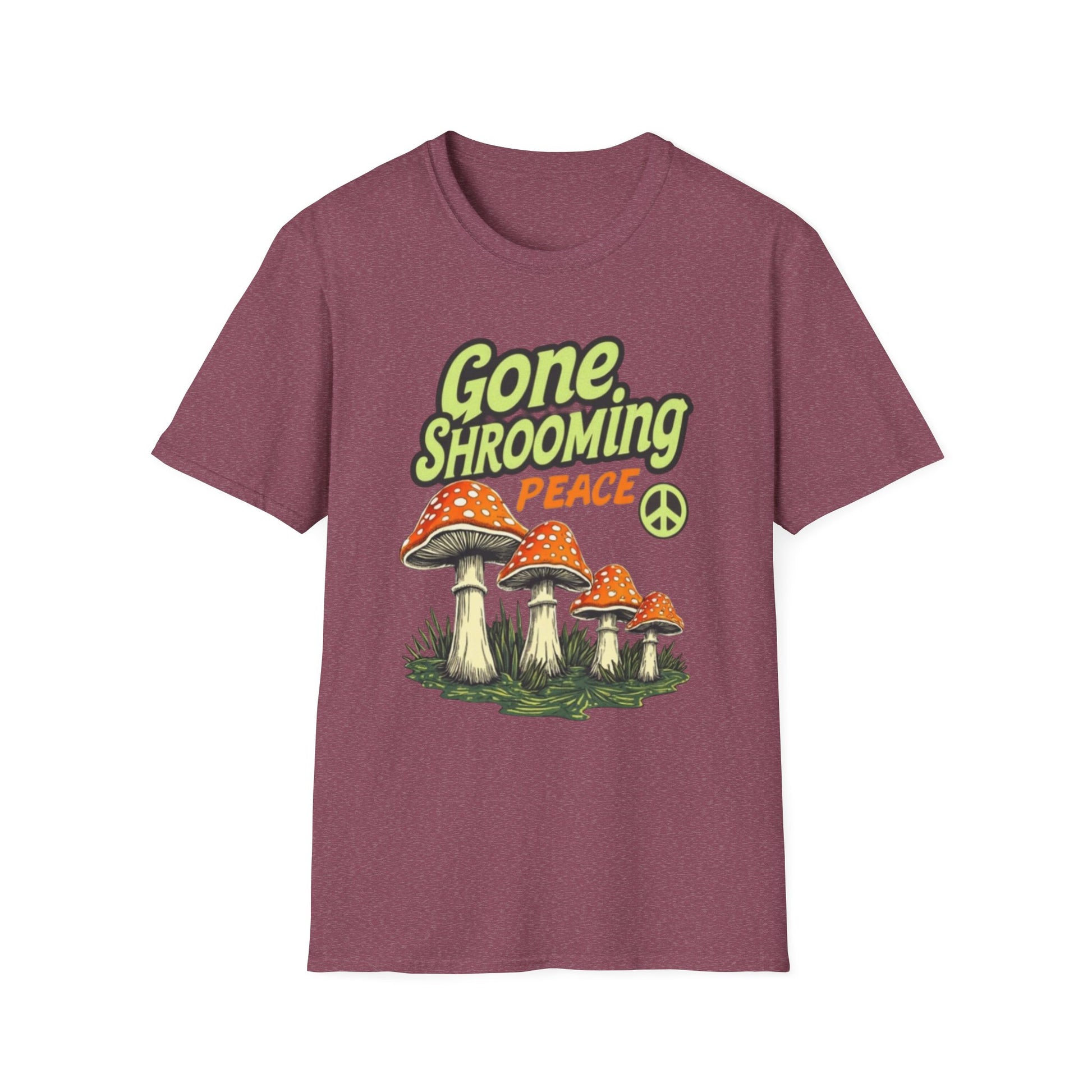Gone Shrooming Unisex T-Shirt - Funny Mushroom Tee for Nature Lovers, Gift for Hikers, Campers, and Outdoor Enthusiasts - Psychonaut Swag