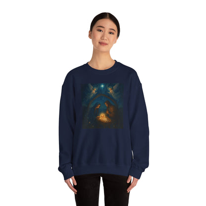 Nativity Crewneck Sweatshirt - Holy Family Christmas Sweatshirt
