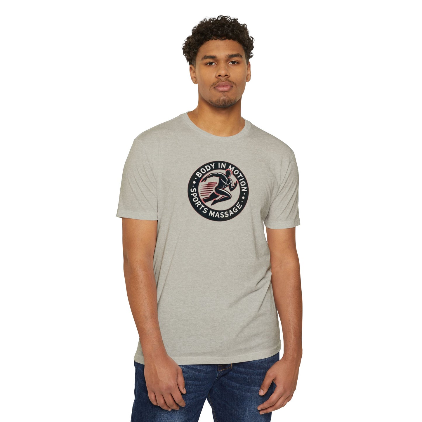 Body In Motion Sports Massage T-Shirt — Recovery & Mobility Athletic Tee