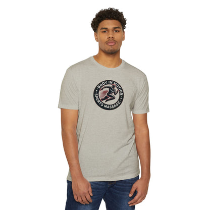 Body In Motion Sports Massage T-Shirt — Recovery & Mobility Athletic Tee