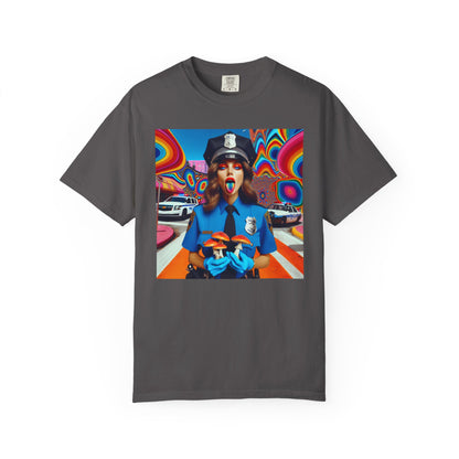 Holding, Unisex Garment-Dyed T-shirt - Psychonaut Swag