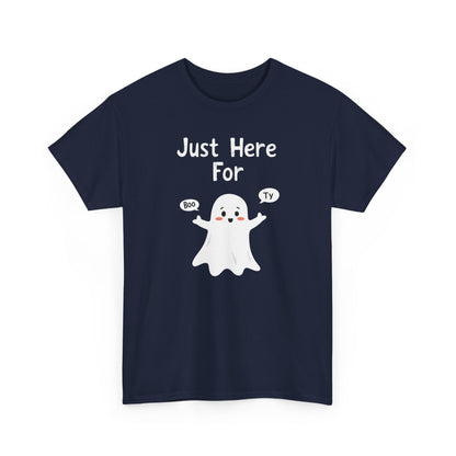 Cute Boo, Unisex Heavy Cotton Tee - Perfect for Self-Love, Gift, Casual Wear, Birthdays, or Relaxation