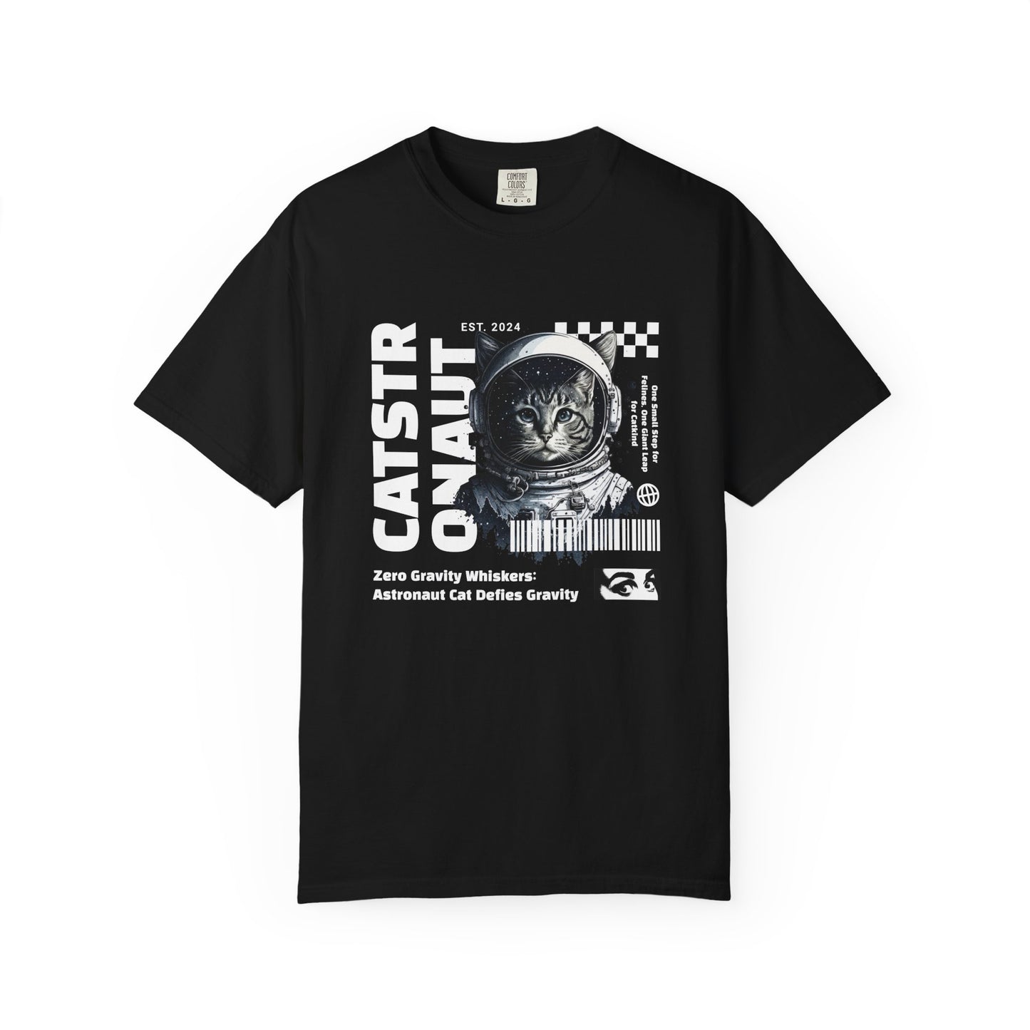 Castronaut, Astronaut Cat, Unisex Garment-Dyed T-shirt