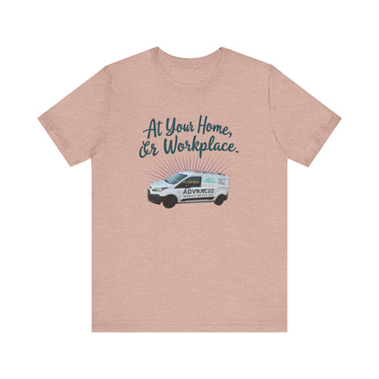 Advanced Mobile Detailing, At Your Home or Workplace Tee, Unisex Jersey T-Shirt Gift, Comfy Graphic Tee, Workwear Apparel, Casual Daily Wear