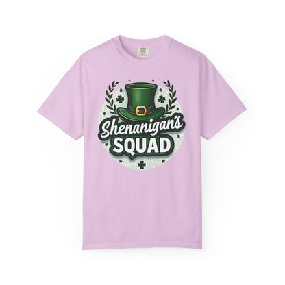 Shenanigan’s Squad T-Shirt — St. Patrick’s Day Leprechaun Hat Tee