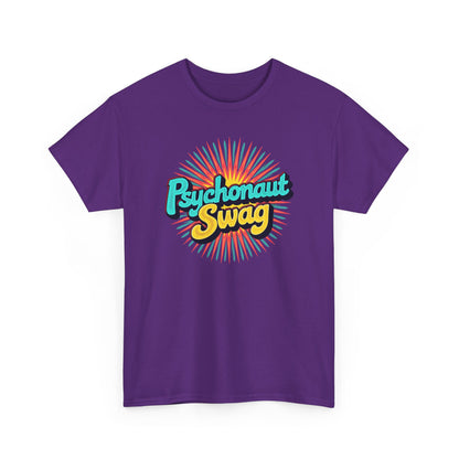 Psychonaut Swag, Atom light Tee, Psychedelic Graphic Tee, Unisex Heavy Cotton Tee, Casual Wear, Music Festival Shirt, Gift for Stoners, Vintage Style T-Shirt - Psychonaut Swag