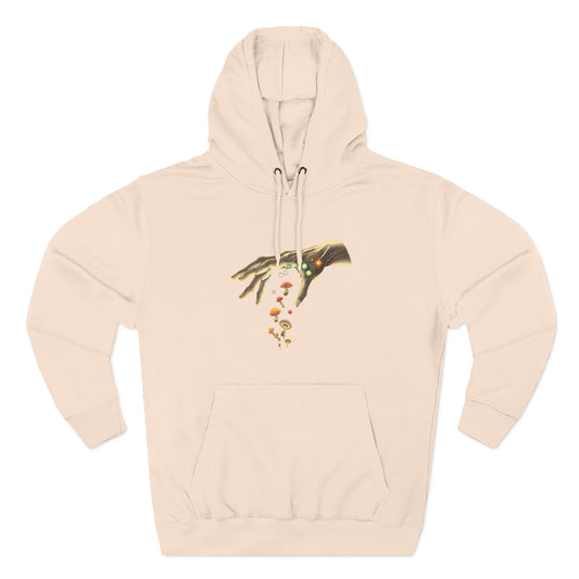Gift from hand, Three-Panel Fleece Hoodie - Psychonaut Swag