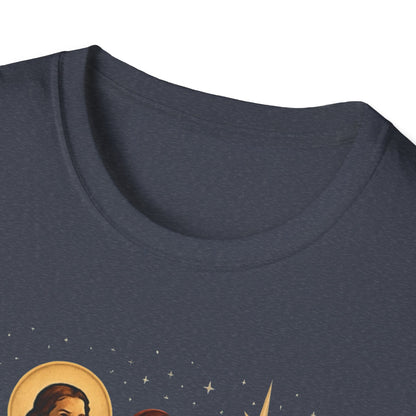 Jesus Is the Reason Of the Season T-Shirt — Vintage Nativity & Santa Christmas Tee