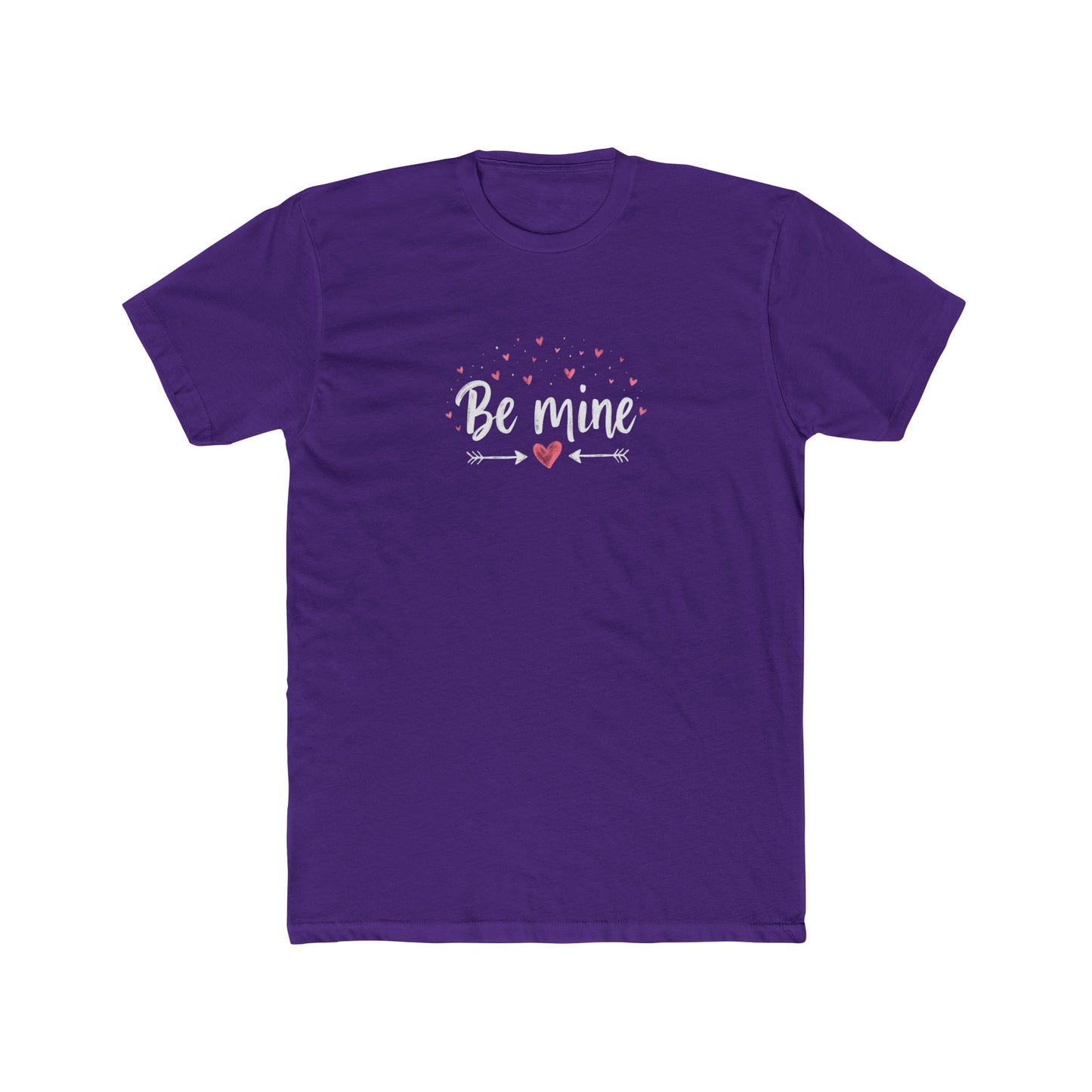 Be Mine Valentine T‑Shirt — Cute Heart Arrow Couples Tee