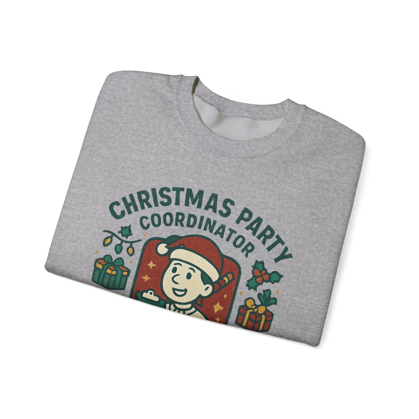 Christmas Party Coordinator, Unisex Heavy Blend™ Crewneck Sweatshirt