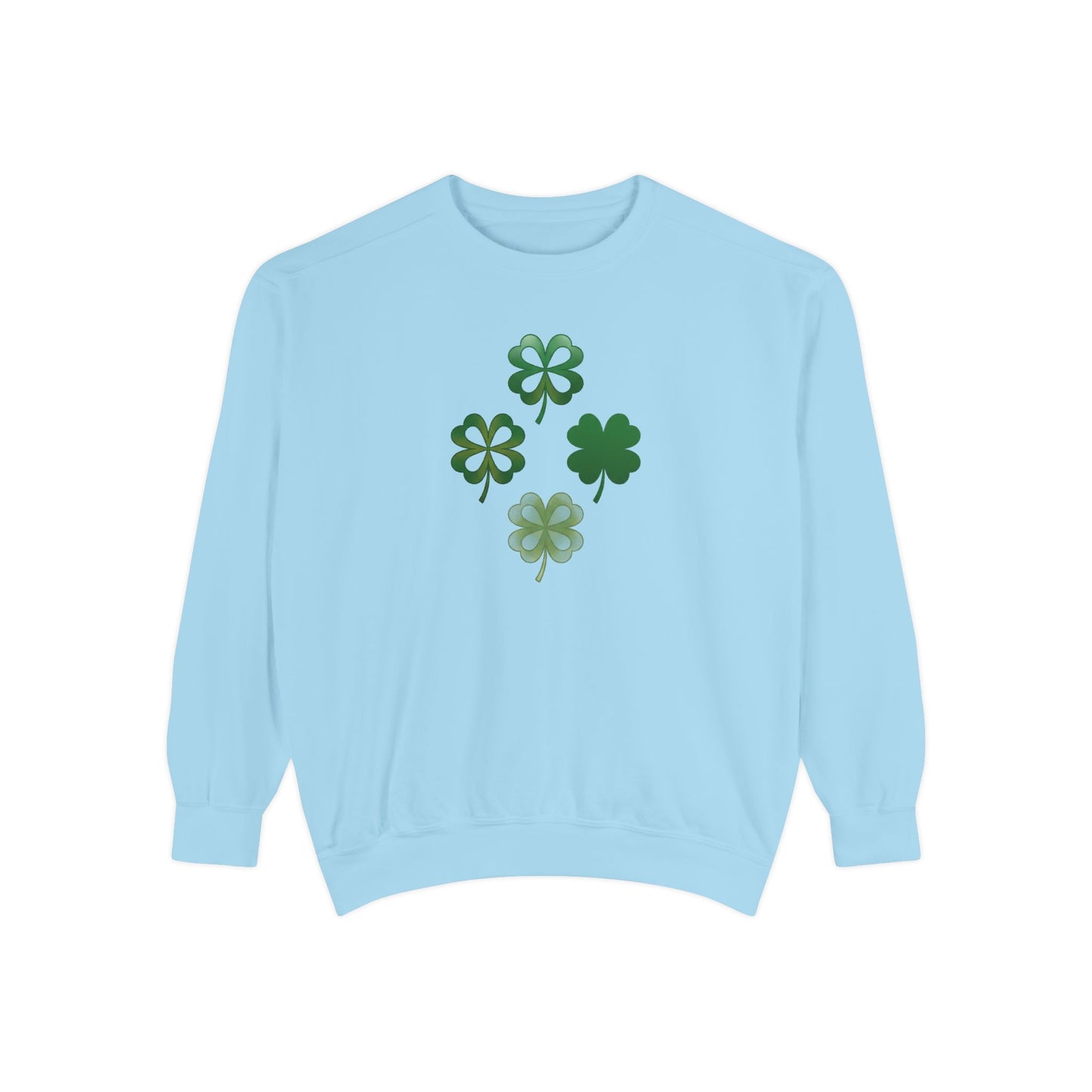Clovers Unisex Garment-Dyed Sweatshirt