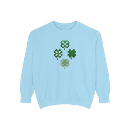 Clovers Unisex Garment-Dyed Sweatshirt